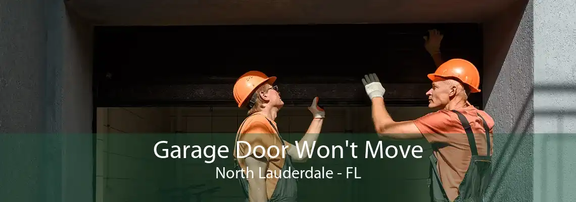 Garage Door Won't Move North Lauderdale - FL