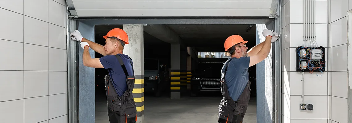 Wooden Garage Door Frame Repair in North Lauderdale, Florida